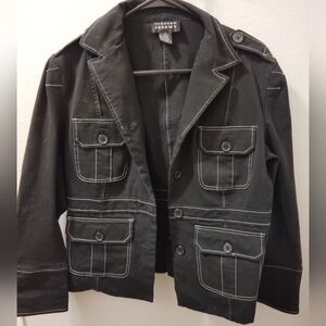 Spenser Jeremy Dark Military Field Jacket